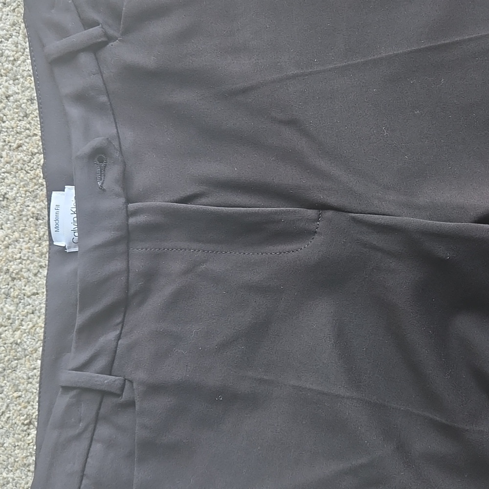 Calvin Klein Charcoal Modern Fit Pants